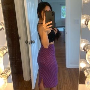 EUC American Apparel High Waist Midi Skirt (S)